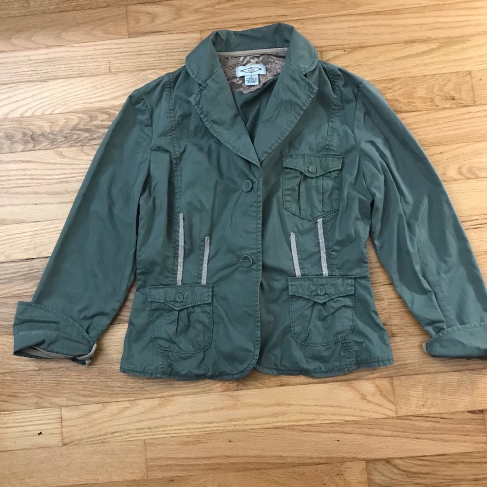 COPY - Anthropologie Sitwell Utility Jacket Green Size 14